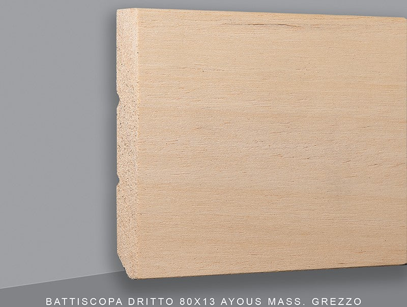 Battiscopa Squadrato Massello